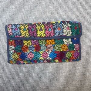 Boho wallet Guatemalan handmade